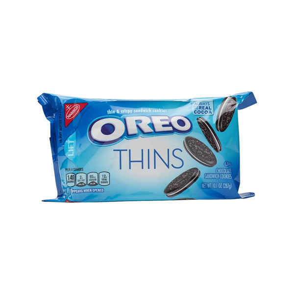 NABISCO Oreo Thins Chocolate Sandwich Cookies (287g) – City'super