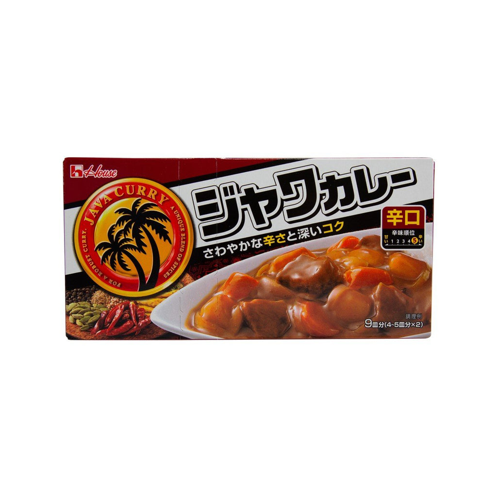 HOUSE Java Curry Roux - Hot  (185g)