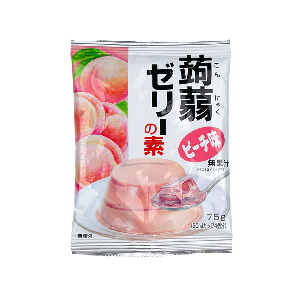 OHSHIMA Konjac Jelly Powder - Peach Flavor  (75g)