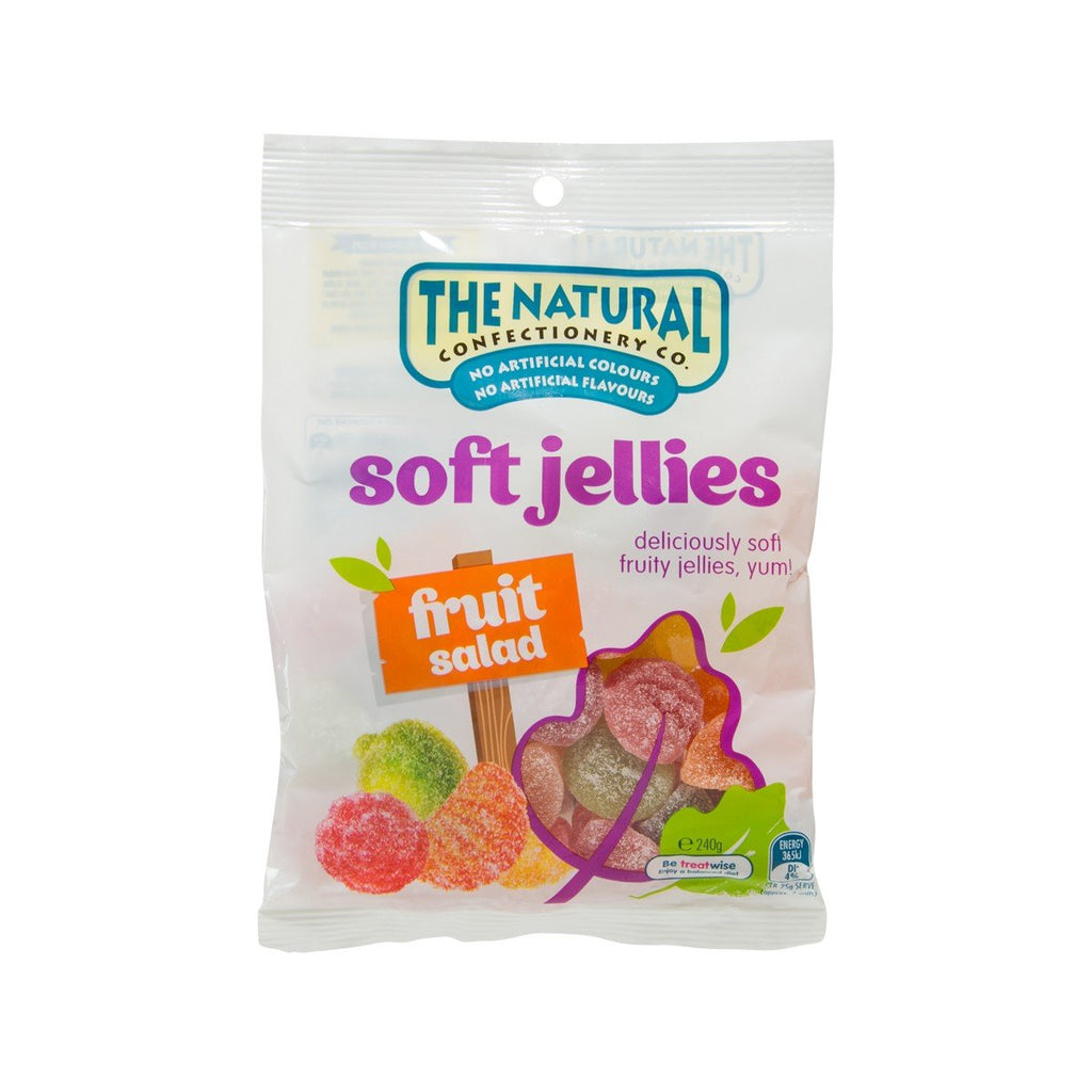 NATURAL CONFECTIONERY Soft Jellies - Fruit Salad  (240g)