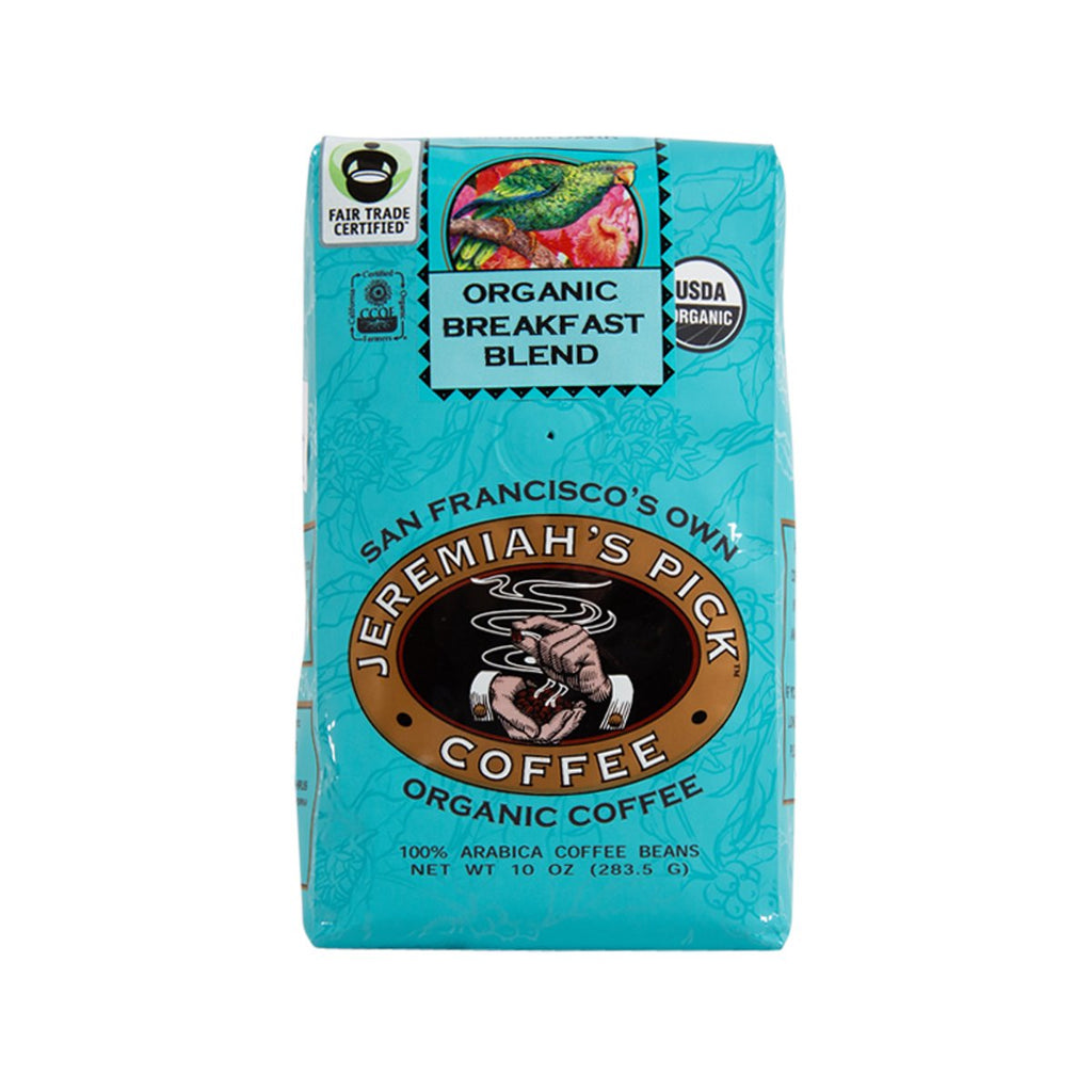 JEREMIAH'S PICK Organic Breakfast Blended Coffee Bean  (283.5g)