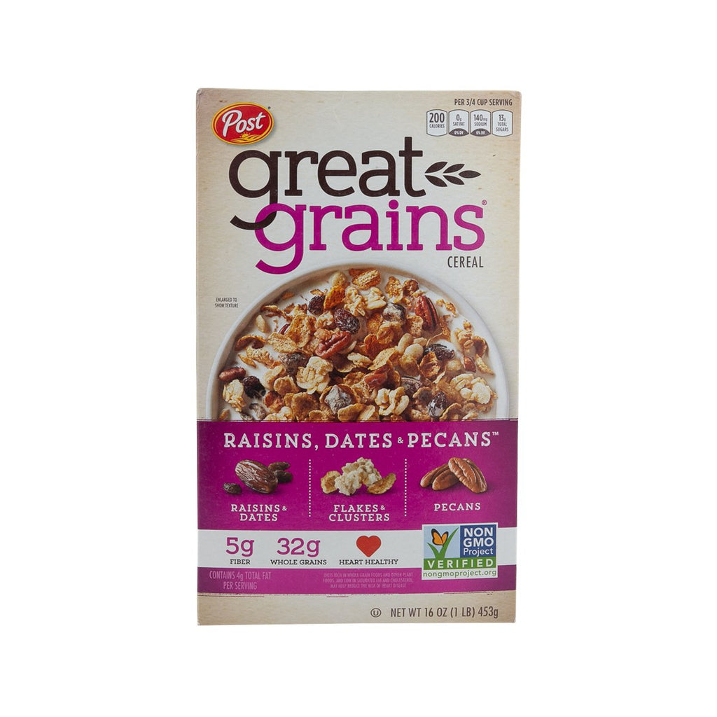 POST Raisins, Dates & Pecans Whole Grain Cereal  (453g)