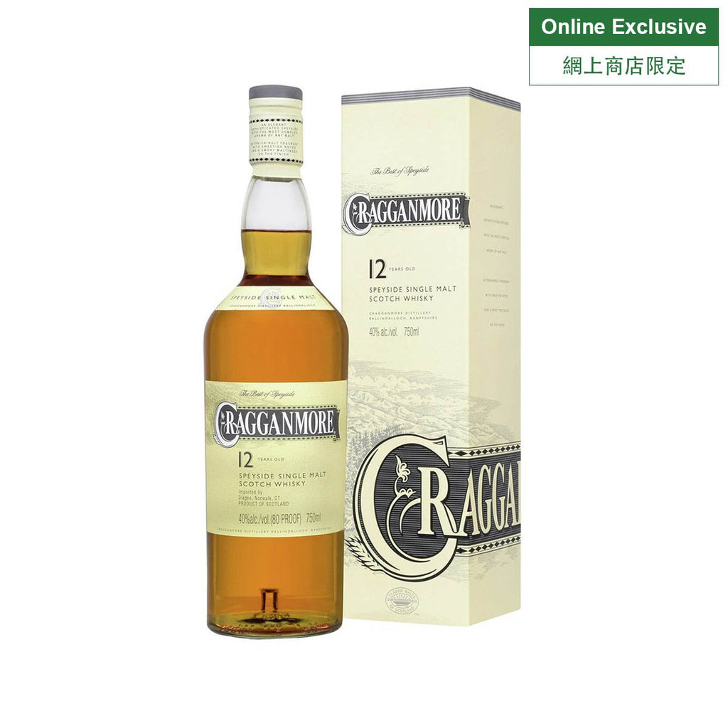 CRAGGANMORE 12 Years Old  (750mL)