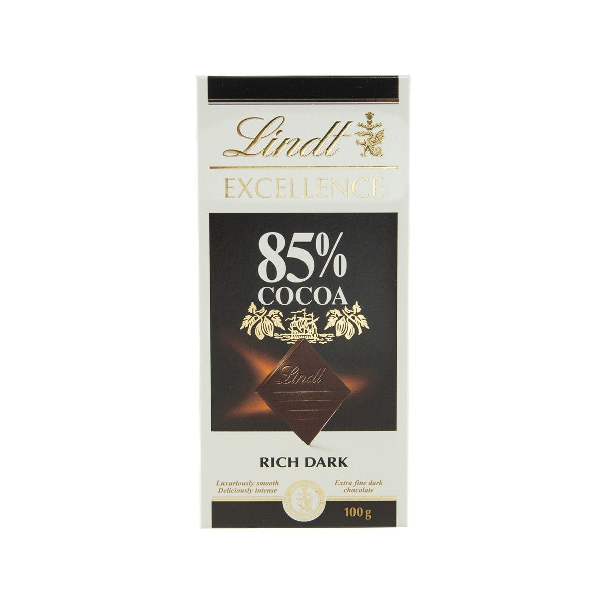 Lindt Excellence Extra Fine Dark Chocolate Bar 85 Cocoa 100g Citysuper 0035