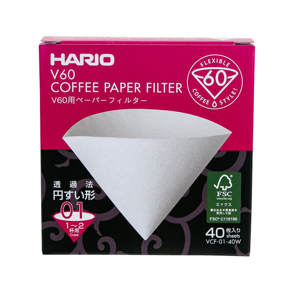 HARIO Paper Filter For 01 Dripper  (40pcs)