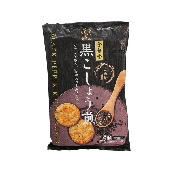 KINGODO Black Pepper Rice Cracker  (18pcs)