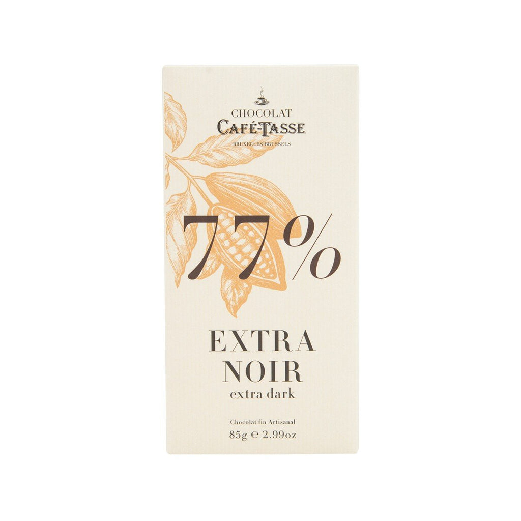 CAFETASSE Extra Dark Chocolate 77% Cocoa  (85g)