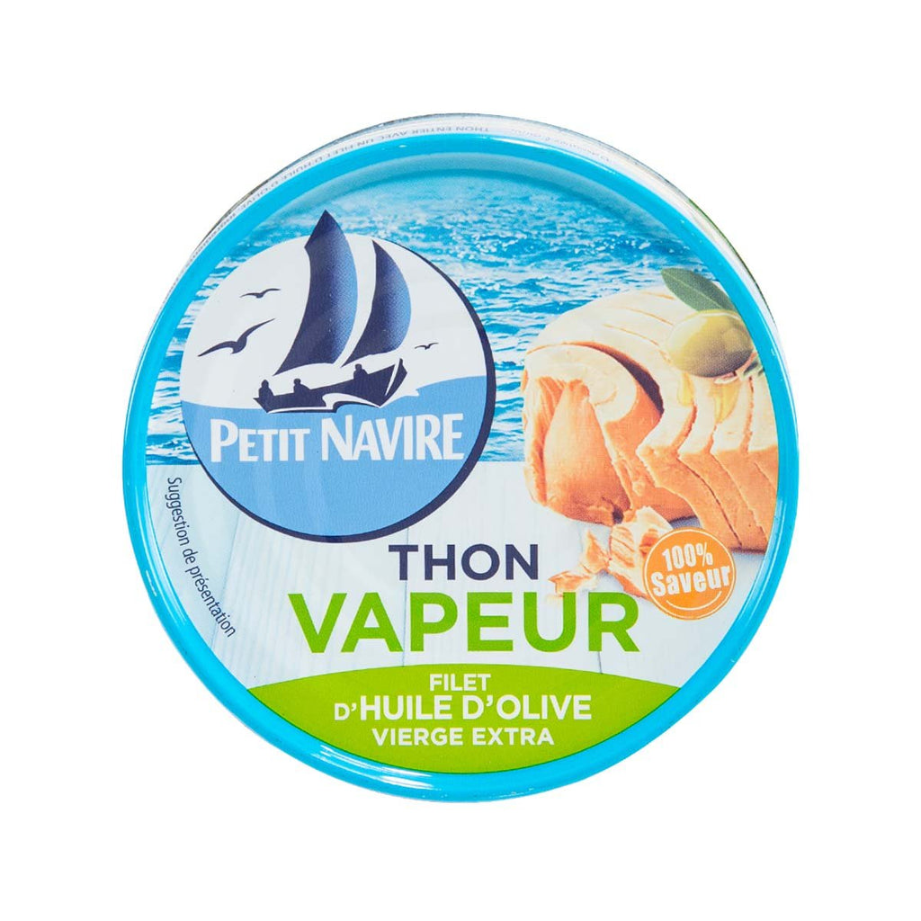PETIT NAVIRE Steamed Whole Tuna in Olive Oil  (130g)