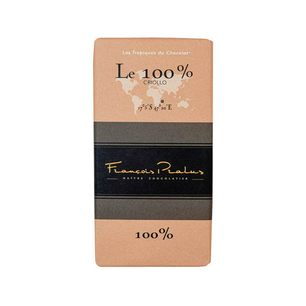 PRALUS Oragnic Tropical Chocolate - Le 100% Criollo  (100g)