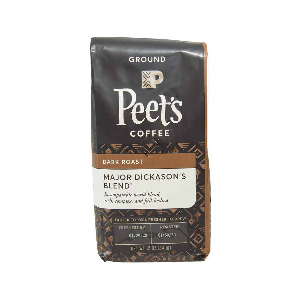 PEET'S Ground Fresh Roasted Coffee - Major Dickason's Blend  (297g)