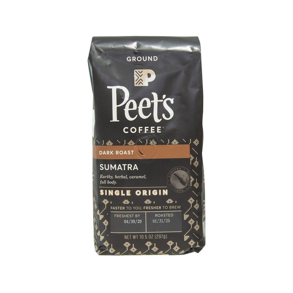 PEET'S Ground Fresh Roasted Coffee - Sumatra  (297g)