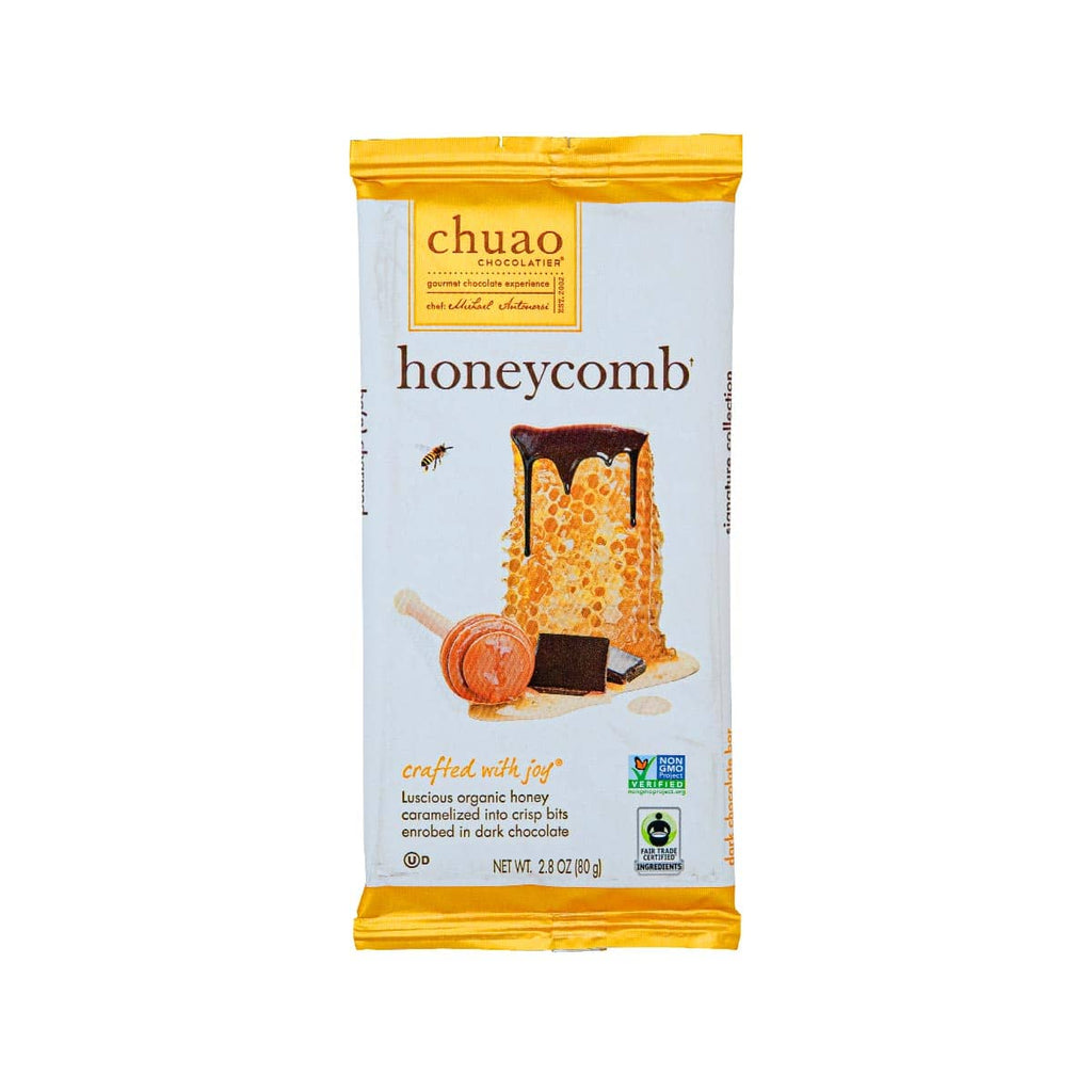 CHUAO CHOCOLATIER Gourmet Handcrafted Chocolate - Honeycomb  (80g)