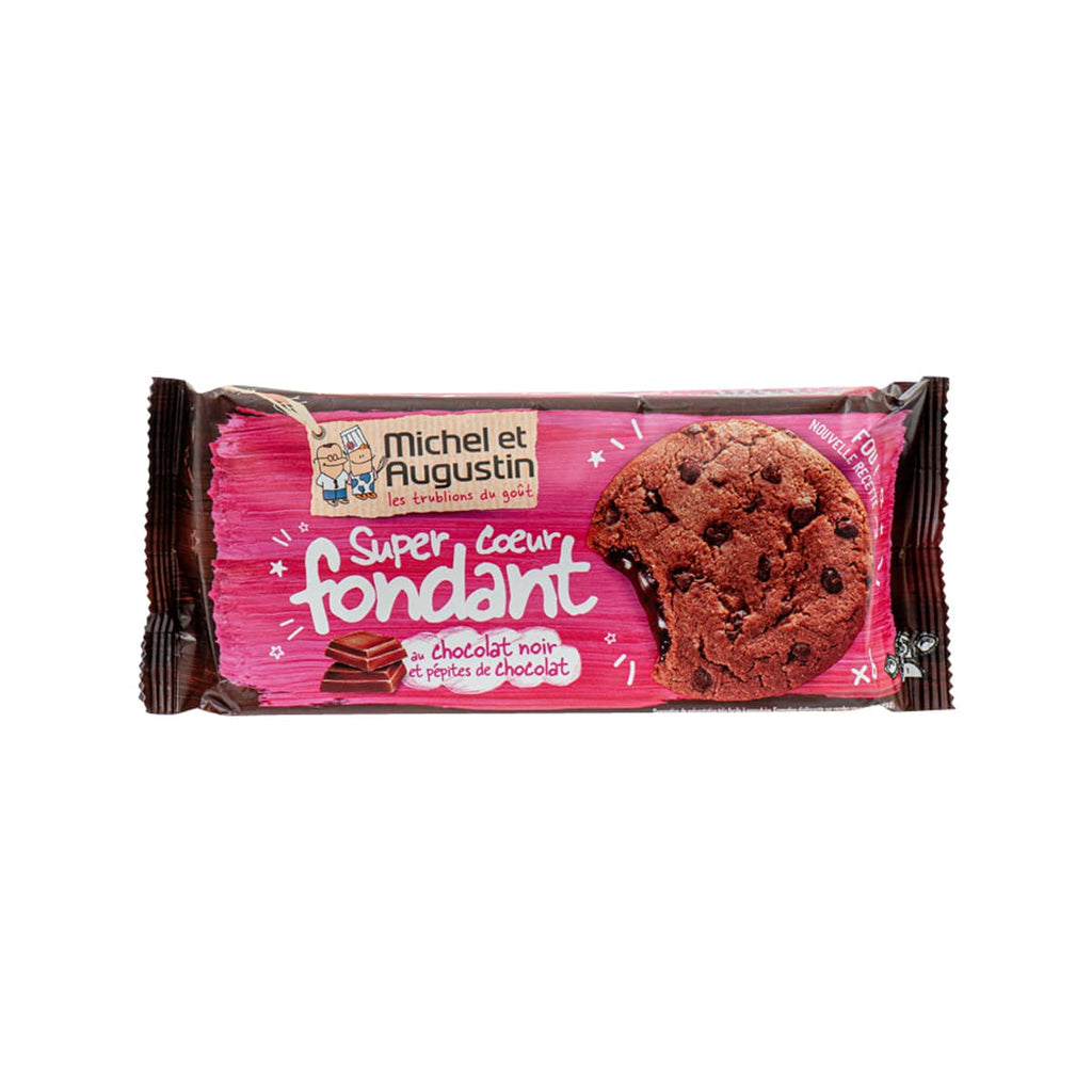 MICHEL & AUGUSTIN Super Cookies - Chocolate Chips with Dark Chocolate Filling  (180g)