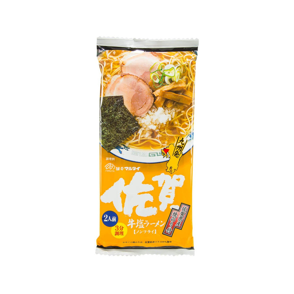 MARUTAI Saga Ramen Noodle - Beef & Salt Soup  (185g)