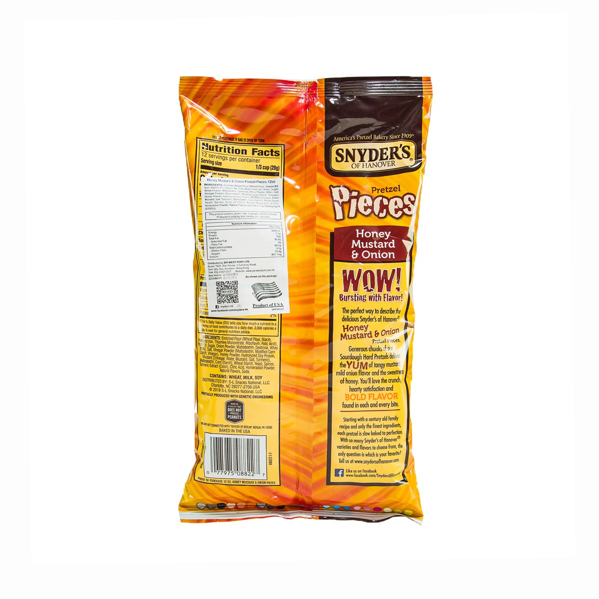 SNYDER'S Honey Mustard & Onion Pretzel Pieces (340.2g) – City'super