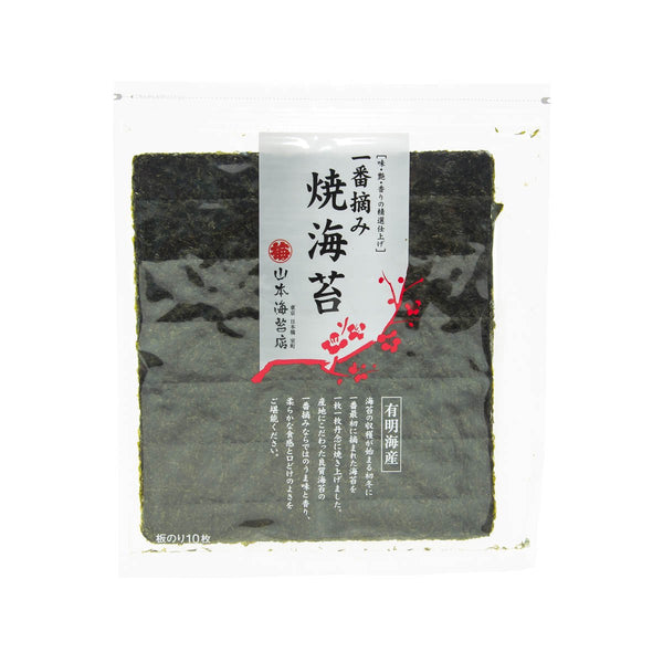 YAMAMOTO NORITEN Roasted Seaweed [Whole]  (10pcs)