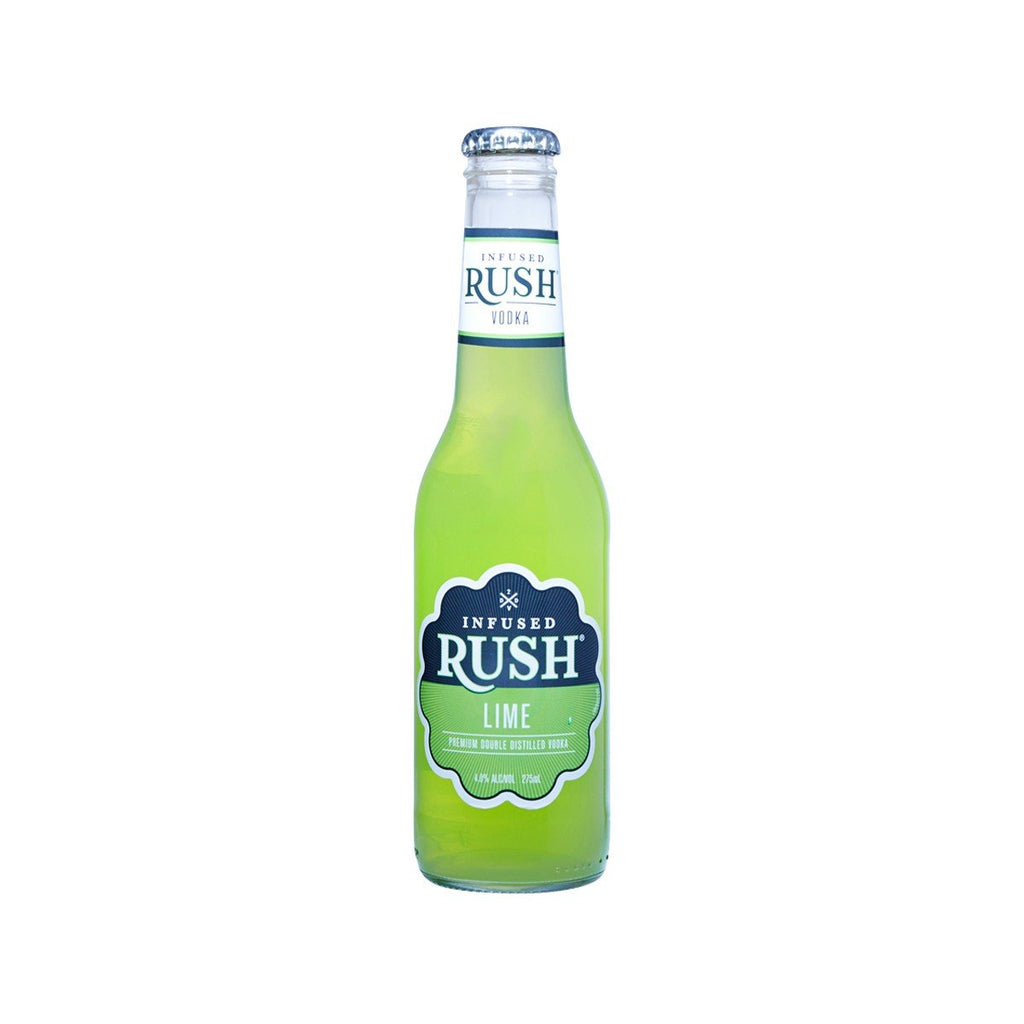 INFUSED RUSH Premium Double Distilled Vodka - Lime (Alc. 4%)  (275mL)