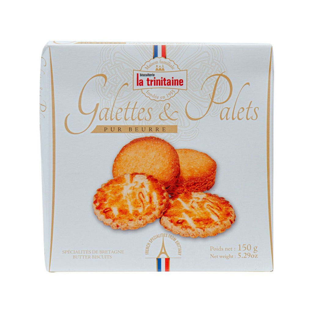 LA TRINITAINE Galettes & Palets Pure Butter Biscuits  (150g)