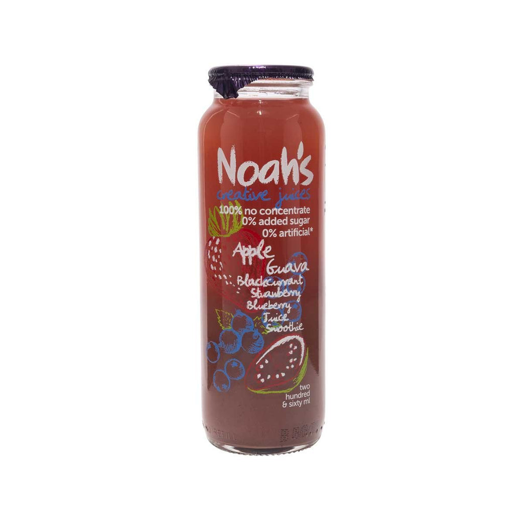 NOAH'S Apple, Guava, Blackcurrant, Strawberry, Blueberry Juice Smoothie  (260mL)