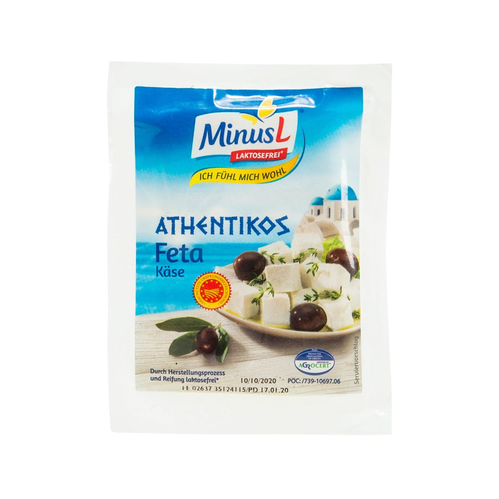 MINUSL Lactose Free Greek Feta Soft White Cheese  (150g)