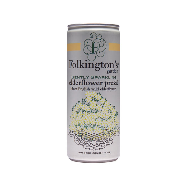 FOLKINGTON'S Gently Sparkling Elderflower Drink  (250mL)