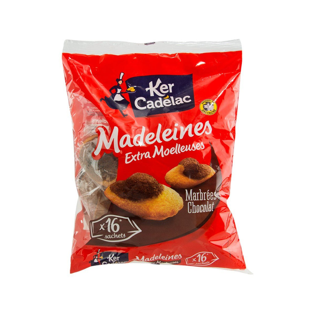 KER CADELAC Chocolate Marble Butter Madeleines  (400g)