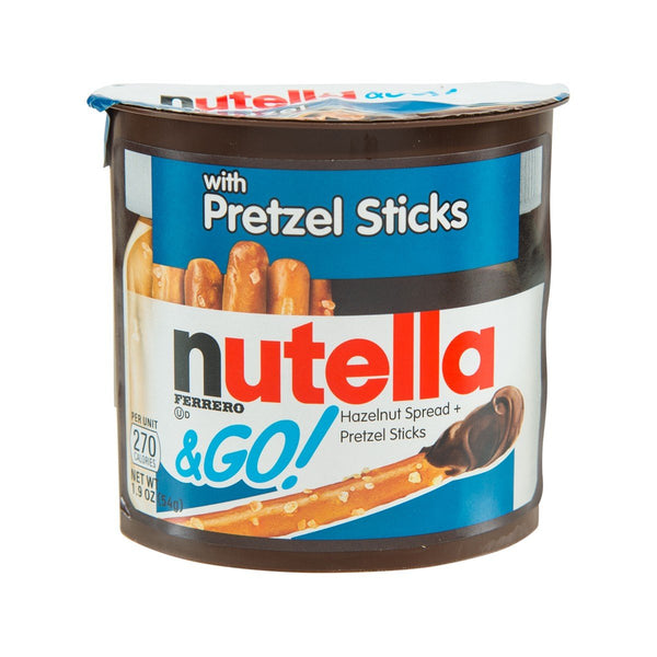 NUTELLA & GO! Hazelnut Spread with Pretzel Sticks  (54g)