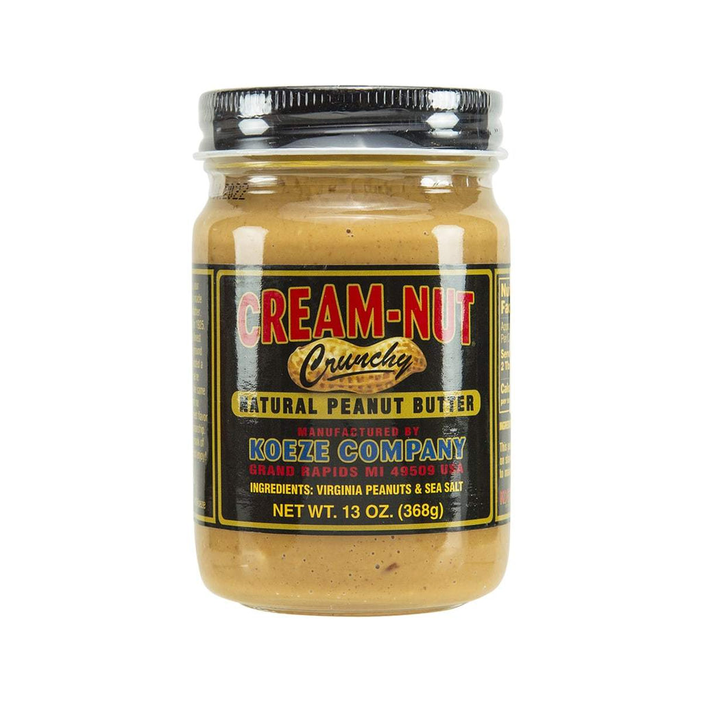CREAM-NUT Crunchy Natural Peanut Butter  (368g)