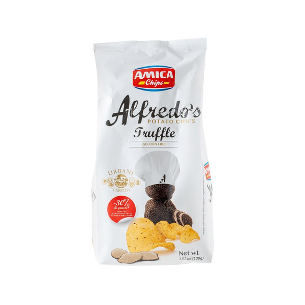 AMICA Alfredo's Gourmet Potato Chips - Black Truffle  (100g)