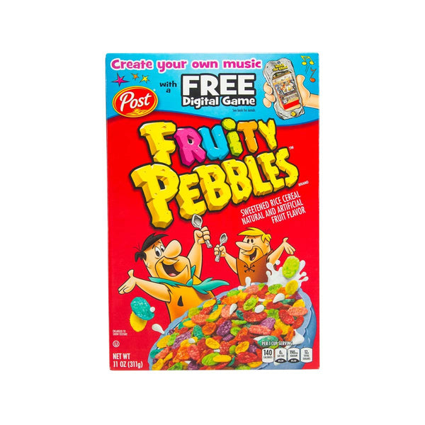 POST Fruity Pebbles Sweetened Rice Cereal  (311g)
