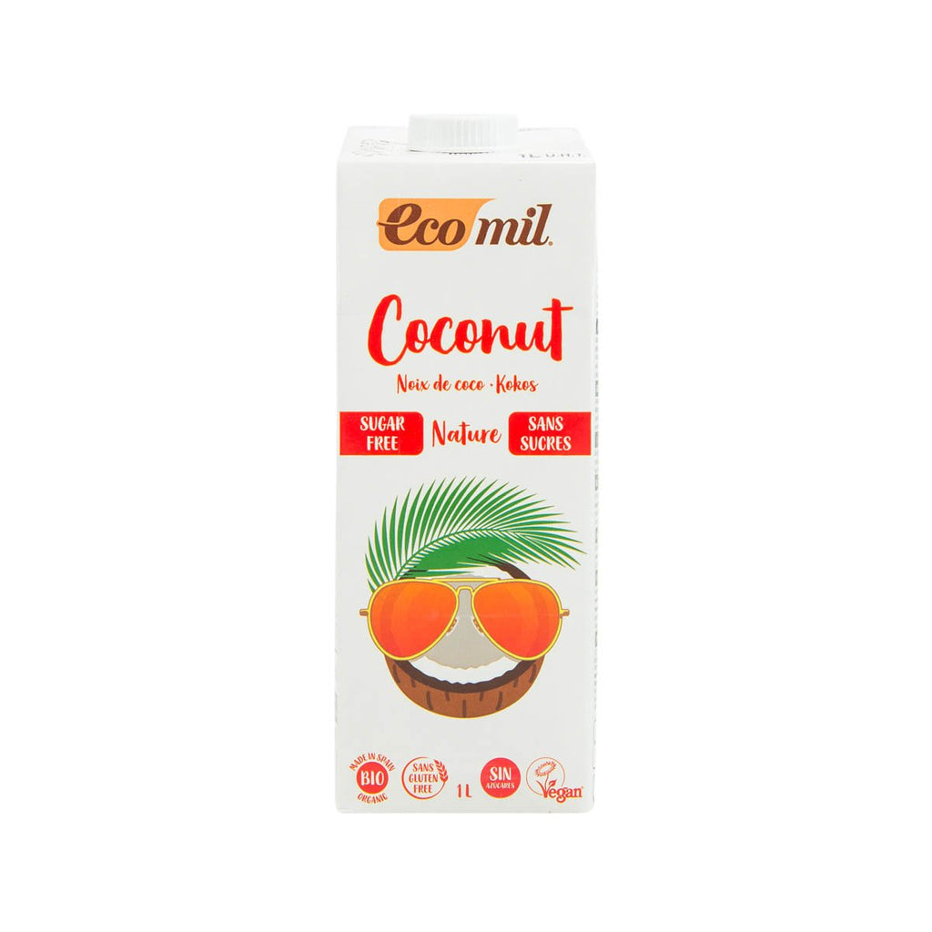 ECOMIL Organic Nature Coconut Milk Drink - Sugar Free  (1L)