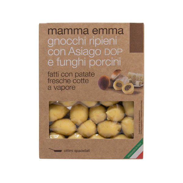 MAMMA EMMA Gnocchi with Asiago DOP and Porcini Mushrooms  (350g)