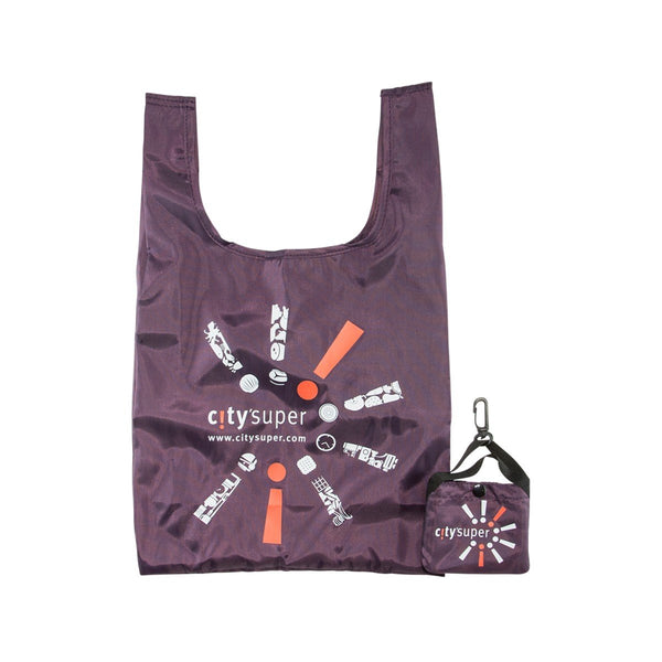 CITYSUPER Small Environmental Pocketable Bag -Deep Purple
