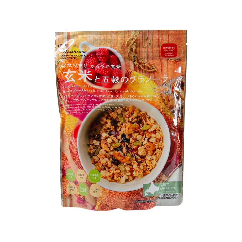 NIHONSHOKUHIN Brown Rice Granola With Five Types Of Cereals  (200g)
