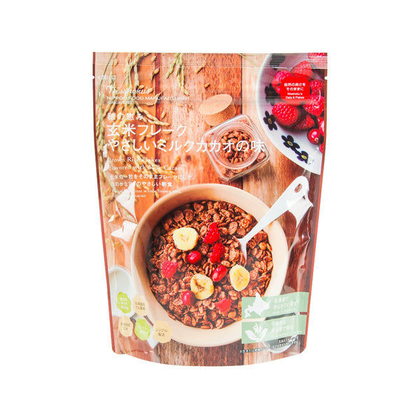 NIHONSHOKUHIN Brown Rice Flake - Milk Cacao  (150g)