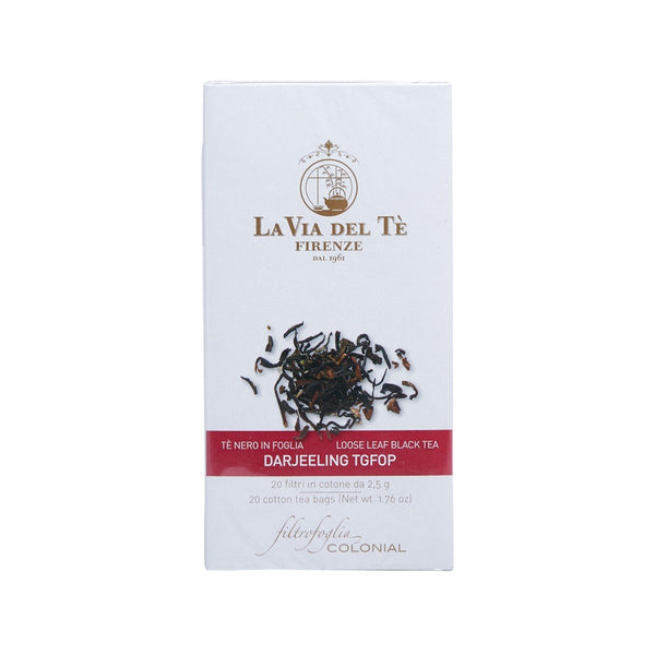 LA VIA DEL TE Darjeeling TGFOP Black Tea Bag  (50g)