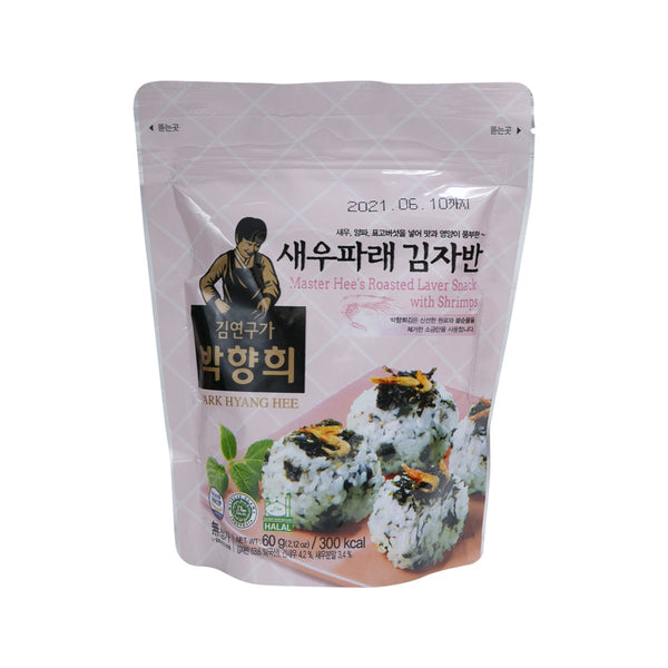 MASTER HEE'S Roasted Laver Snack With Shrimps  (60g)