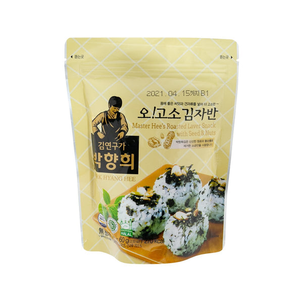 MASTER HEE'S Roasted Laver Snack With Seed & Nuts  (60g)