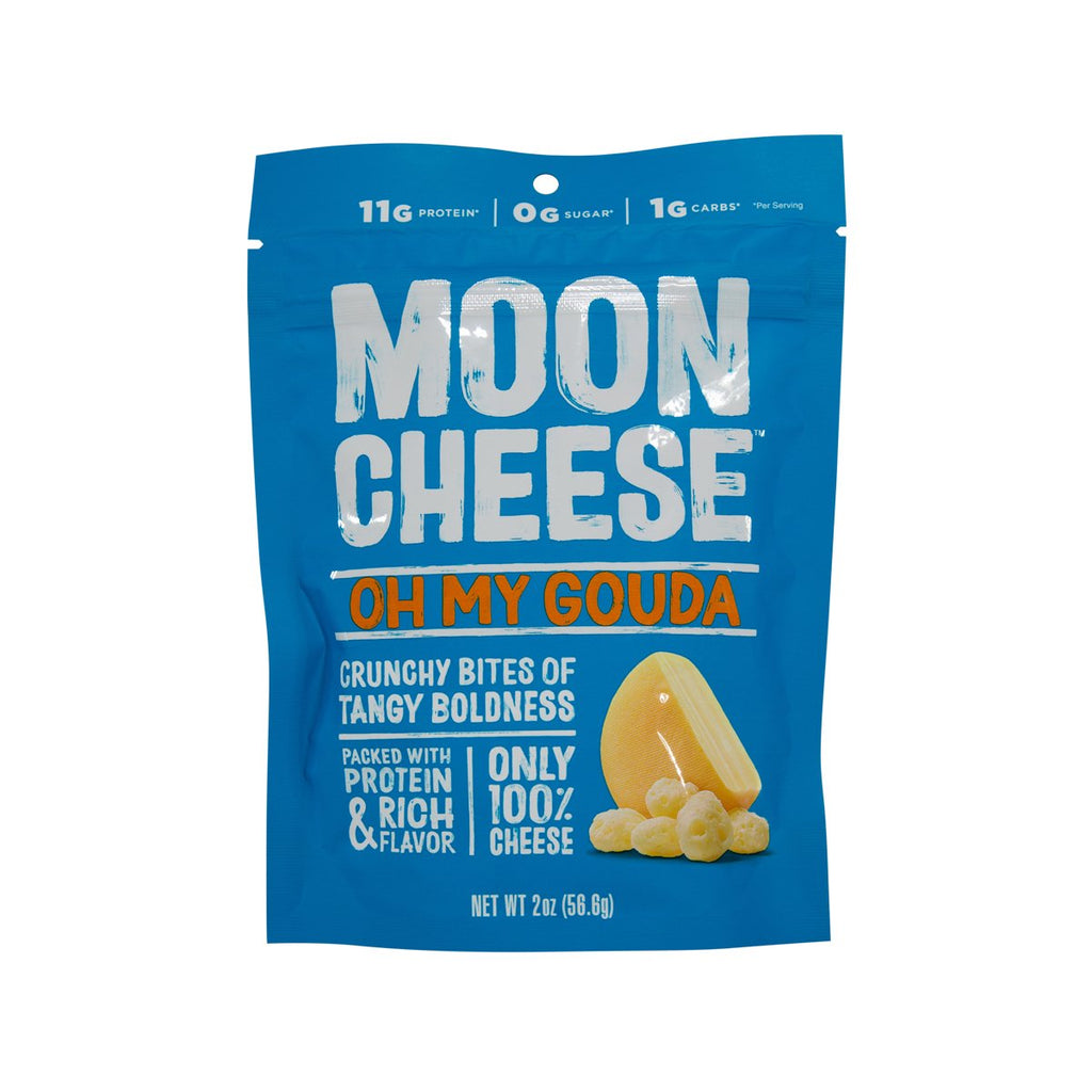 MOON CHEESE Cheese Snack - Oh My Gouda  (56.6g)