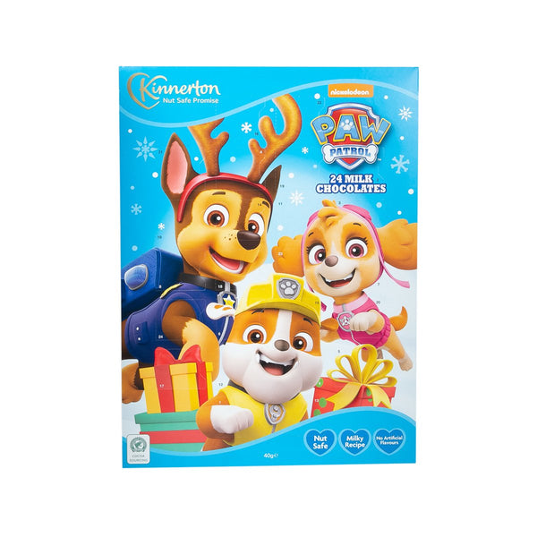 KINNERTON Paw Patrol Advent Calendar with Chocolate  (40g)