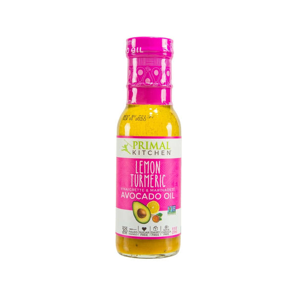 PRIMAL KITCHEN Vinaigrette & Marinade Made with Avocado Oil - Lemon & Turmeric  (236mL)
