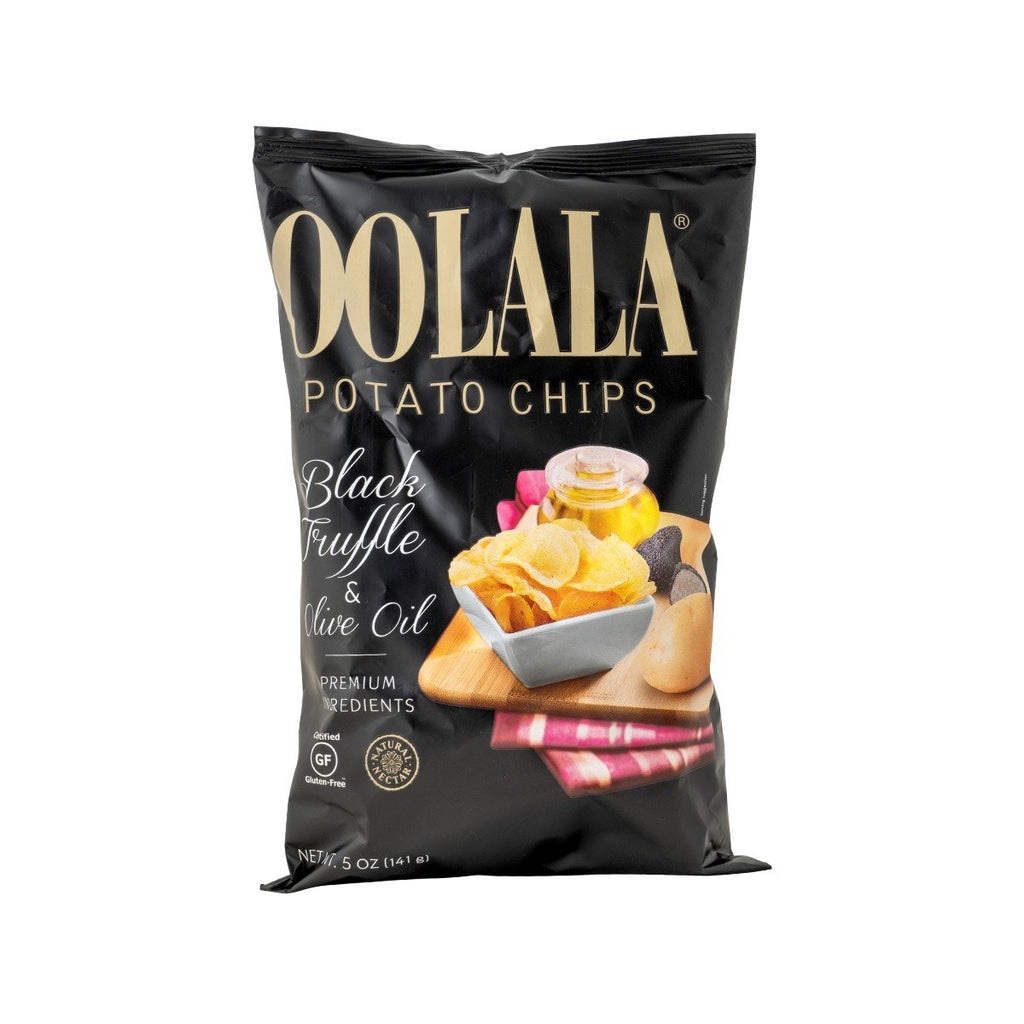 OOLALA Potato Chips - Black Truffle & Olive Oil  (141g)