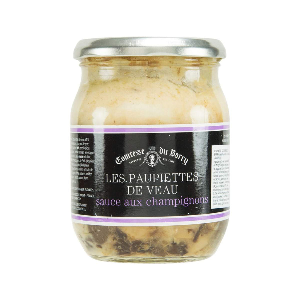 COMTESSE DU BARRY Veal Paupiettes In Mushroom Sauce  (500g)