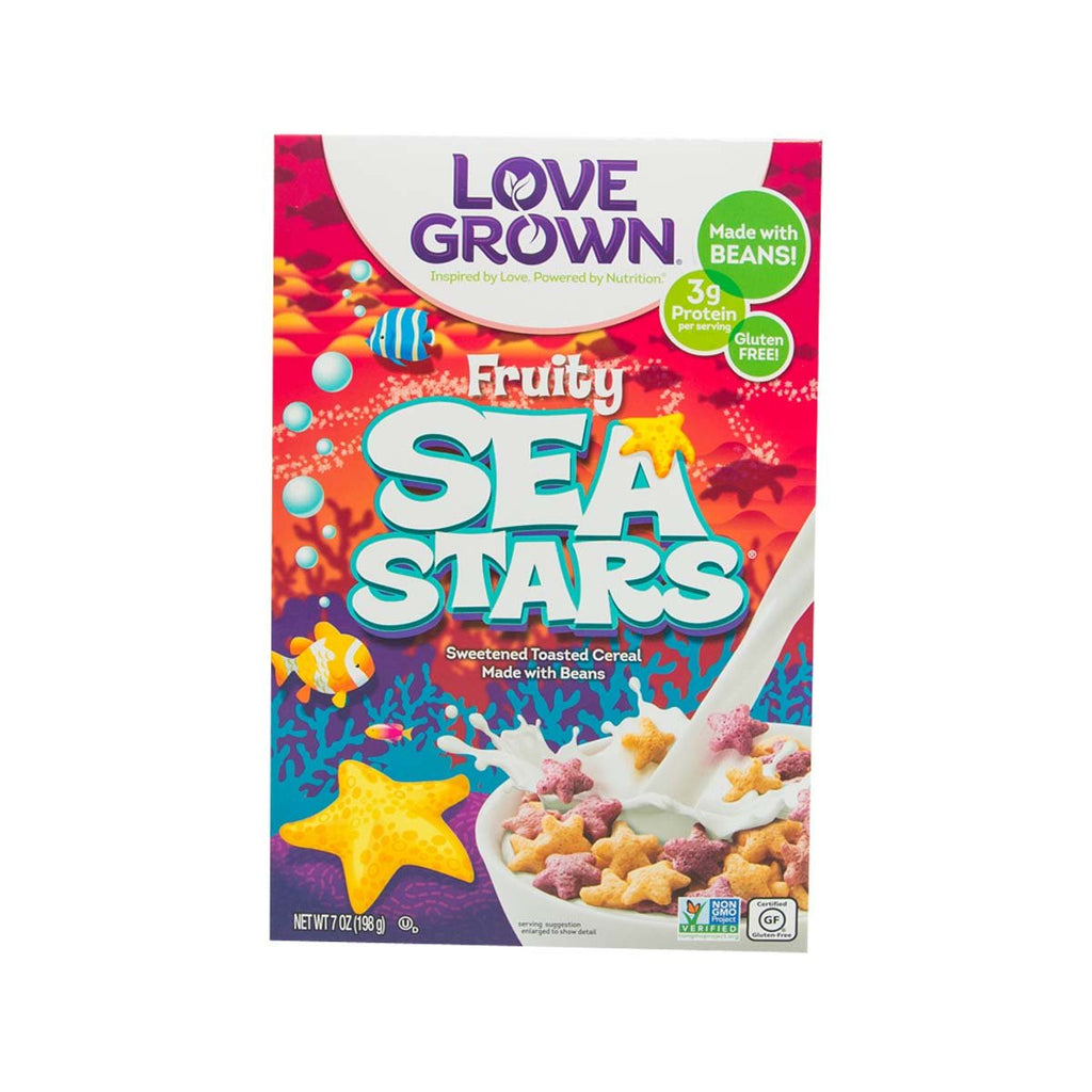 LOVE GROWN Fruity Sea Stars Cereal  (198g)