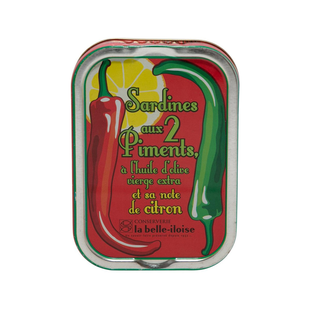 LA BELLE-ILOISE Sardine In Extra Virgin Olive Oil With Pepper & Lemon  (115g)