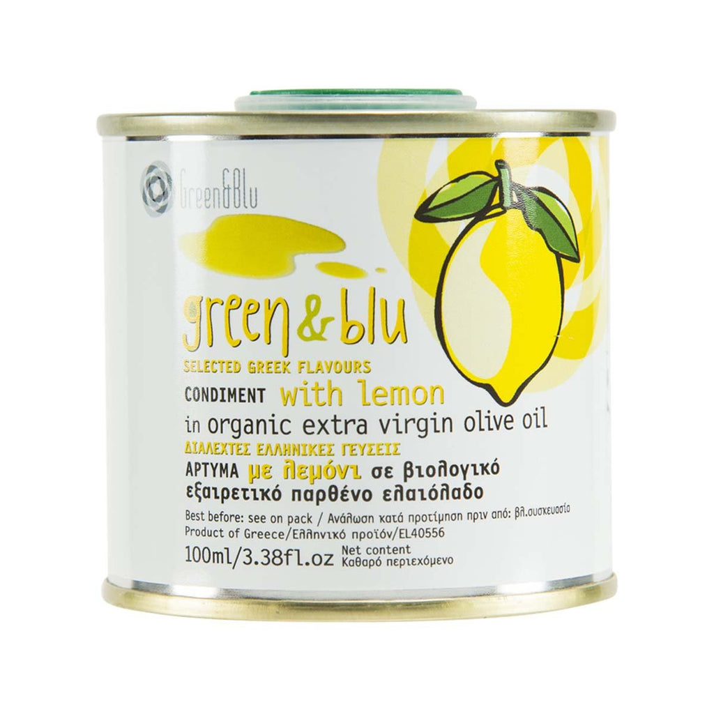 GREEN & BLU Condiment With Lemon In Extra Virgin Olive Oil  (100mL)