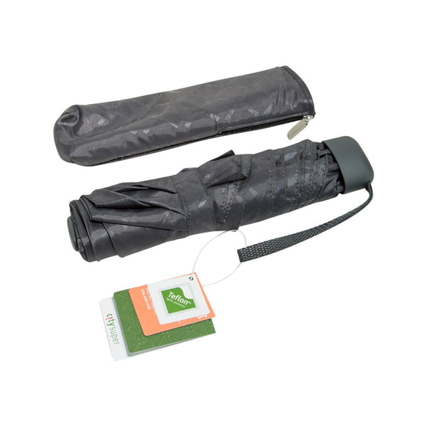 CITYSUPER 55cm Teflon® Coating UV-cut Folding Umbrella-Charcoal
