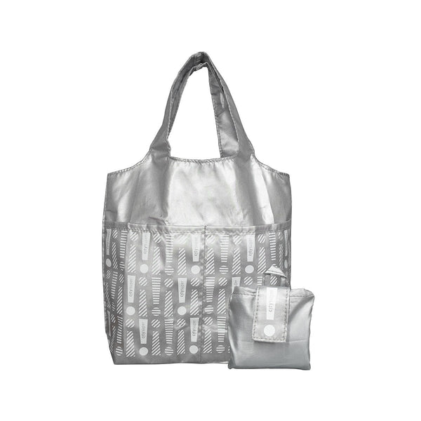 CITYSUPER Foldable Environmental Bag With Printed Pockets (S) - Silver