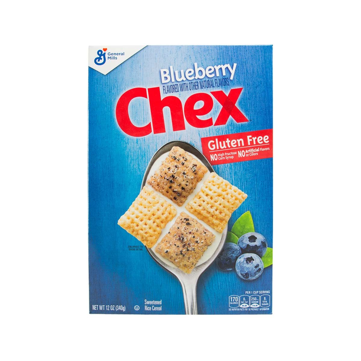 GENERALMILLS Blueberry Flavored Chex Sweetened Rice Cereal - Gluten Fr ...