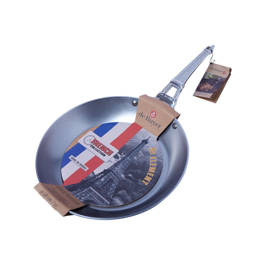 DE BUYER Steel Frypan - Mineralb French Colle 28cm